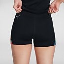 Women's Printed Shorts Black/Pink