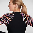 Women's Long Sleeved Paddle Suit Black/Red