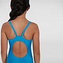 Placement Thinstrap Muscleback Badeanzug Blau/Gelb für Mädchen