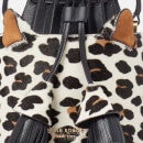 Kate Spade New York Buttercup Small Leopard Haircalf Bucket Bag
