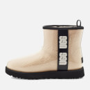 UGG Classic Clear Mini Waterproof Perspex and Faux Shearling Boots - UK 4