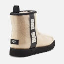 UGG Classic Clear Mini Waterproof Perspex and Faux Shearling Boots - UK 4