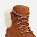 UGG Romely Heritage Shearling-Trimmed Suede Ankle Boots - UK 3
