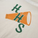 Camiseta corta para mujer HHS Cheerleading de Stranger Things - Crema