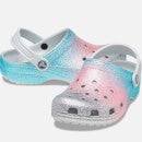Crocs Unisex Kids' Classic Glittered Rubber Clogs