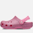 Crocs Toddlers' Classic Glittered Rubber Clogs - UK 8 Toddler