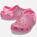 Crocs Toddlers' Classic Glittered Rubber Clogs - UK 8 Toddler