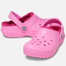 Crocs Kids' Classic Faux Shearling-Lined Rubber Clogs