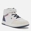 Tommy Hilfiger Kids' Faux Leather Hi-Top Trainers - UK 8.5 Toddler