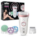 Braun Silk-épil 9 9/990 SkinSpa SensoSmart Epilierer für Damen, Wet&Dry Epiliergerät mit 13 Extras, roségold