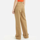 Calvin Klein Jeans Embroidery High-Waisted Lyocell-Blend Pants - XS