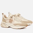 Tory Burch Good Luck Suede-Trimmed Nylon Running-Style Trainers - UK 7