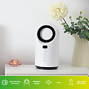 TCP Smart Wifi Portable Bladeless Heater u0026 Cooling Fan 1500W White |  Homebase