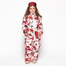 Kids Red Camo Print Snow Suit