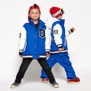 Kids Blue Varsity Snow Suit