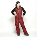 Women's Burgundy Leopard Original Pro Snow Suit