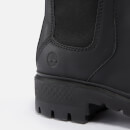 <ul><li>Timberland Cortina Valley knee boots</li><li>Black leather</li><li>Pull on</li><li>Heel height: 1.9&quot;</li></ul>