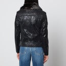 Guess Olivia Faux Leather Jacket - XS