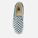 Vans Classic Checkerboard Canvas Slip-On Trainers - UK 7