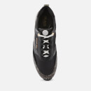 MICHAEL Michael Kors Allie Stride Coated-Canvas Trainers - UK 3