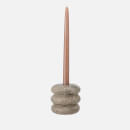 Bloomingville Madisson Marble Candlestick - Brown