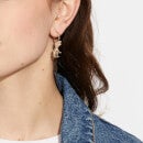 Coach Rexy Crystal and Gold-Tone Earrings