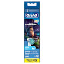 Oral-B Kids Disney Lightyear Electric Toothbrush Brush Heads, Pack of 4 Counts