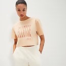 Women's Volia Crop T-Shirt Light Brown