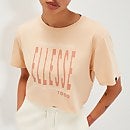 Volia Crop-T-Shirt Hellbraun für Damen