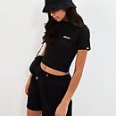 Chelu Crop-T-Shirt Schwarz für Damen