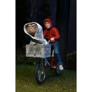 NECA E.T. The Extra-Terrestrial 40th Anniversary Elliot and E.T. on Bike 7 Inch Scale Action Figure