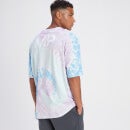 Camiseta extragrande con estampado tie dye Crayola de MP - Blanco/multicolor
