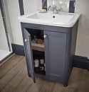 Country Living Wicklow 600 Basin Unit - Navy
