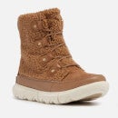 Sorel Explorer II Joan Faux Shearling and Leather Boots - UK 3