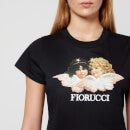 Fiorucci Vintage Angels Logo-Printed Cropped Cotton T-Shirt