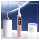 Oral B iO Series 6 Black - Pink Sand Electric Toothbrushes Duo Pack