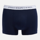 Polo Ralph Lauren Logo Waistband Cotton Boxer Trunks 3-Pack