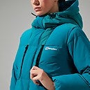 Women's Saffren Duster Hooded Down Insulated Jacket - Turquoise