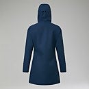 Women's Omeara Long Waterproof Jacket - Blue