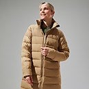 Women's Embo 4in1 Down Insulated Long Jacket - Natural