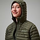 Women's Nula Micro Synthetic Insulated Long Jacket - Green