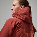 Arnaby Hooded Jacke für Damen - Dunkelrot