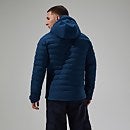Men's Theran Hybrid Hooded Insulated Jacket - Dark Blue