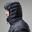 Men's Tephra 2.0 Hooded Insulated Jacket Grey/Black