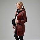 Women's Nula Micro Synthetic Insulated Long Jacket - Brown