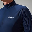 Trailblaze Long Sleeve Half Zip Tech T-Shirt für Herren - Dunkelblua