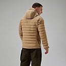 Men's Theran Hybrid Hooded Insulated Jacket - Natural