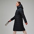Women's Embo 4in1 Down Insulated Long Jacket - Black