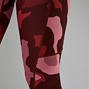 Zannia 7/8 Leggings für Damen - Rot/Braun/Pink