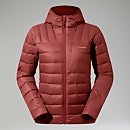 Women's Silksworth Hooded Down Insulated Jacket - Red